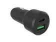 USB car charger - aluminum housing - 2 outputs - USB-A & USB-C - 38W - USB autolaturit - PSS6EUSB53 - 1