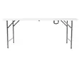 VALKOINEN TAITTOPÖYTÄ - 180 x 70 x 74 cm - Piha ja terassikalusteet - FP183 - 9