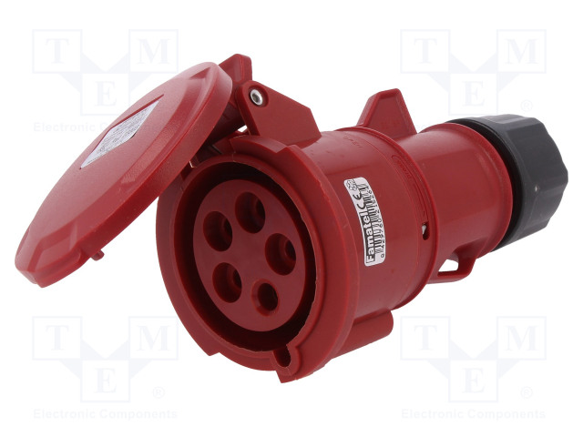 3-VAIHE N LIITINAARAS - 32A - IEC 60309 - AC liittimet ja rungot - FAM-23303 - 1