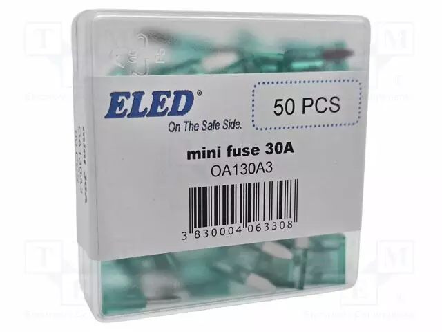 30A - 32VDC - AUTOSULAKE - 11,1MM - MINI - Autosulakkeet - OA130A3 - 1