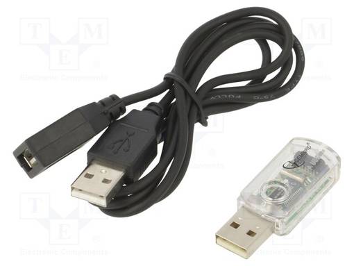 ADAPTERI - USB 1.1 - IRDA,USB A PISTOKE - MUSTA - OMINAISUUDET: PNP - USB kaapelit ja adapterit - UIR-33 - 1