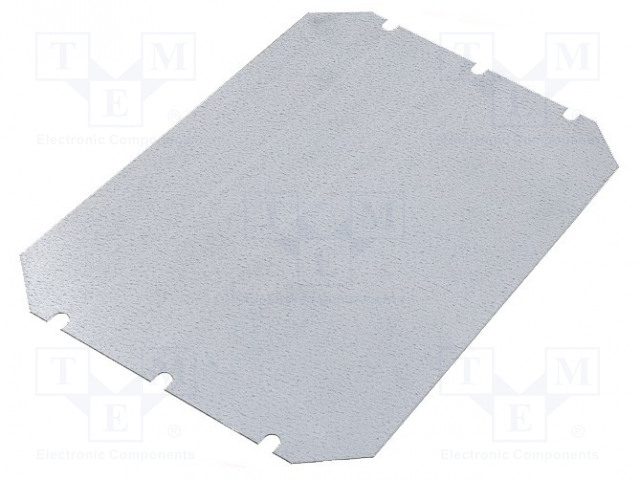 ASENNUSLEVY - TERÄS - W: 170MM - L: 270MM - PAKS.: 1,5MM - PÄÄLLYSTE: SINKKI - Koteloiden lisätarvikkeet - EKIV23 - 1