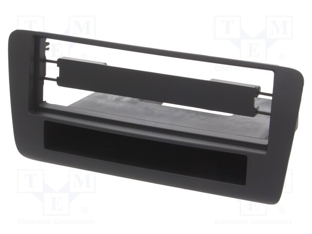 AUTORADION KEHYS - AUDI - 1 DIN - MUSTA - Kehykset autoradioille - RAM-40.653 - 1