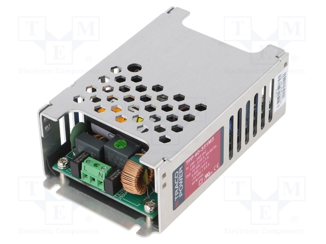 VIRTALÄHDE: IMPULSSI - SISÄÄNRAKENTAMISEEN,MODUULI-40W - 15VDC - Teollisuushakkuriteholähteet - TPP40-331M3 - 1