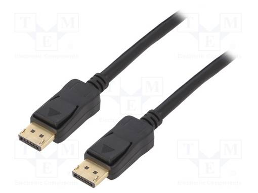 KAAPELI - DISPLAYPORT-PISTOKE,MOLEMMIN PUOLIN - DISPLAYPORT 1.2 - HDMI, DVI, DisplayPort johdot - CV0113 - 1