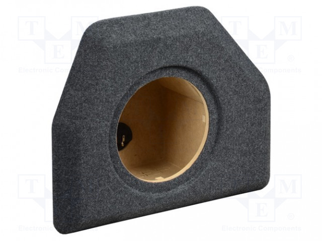 KAIUTINKOTELO - MDF - HARMAASÄVYINEN SEKOITUS - 250MM - VIISTO: 286MM - Autokaiutinkotelot - OBGL.VW.03 - 1