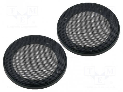 KAIUTINRITILÄ - 100MM - METALLI - 2KPL - Autokaiutinritilät ja soitinkotelot - GR00003 - 1