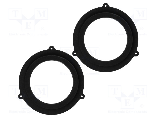 KAIUTTIMEN KOROKERENGAS - MDF - 165MM - FIAT - KYLLÄSTETTY - 2KPL - Kaiuttimen MDF soviterenkaat - D.MDF.FIAT03 - 1