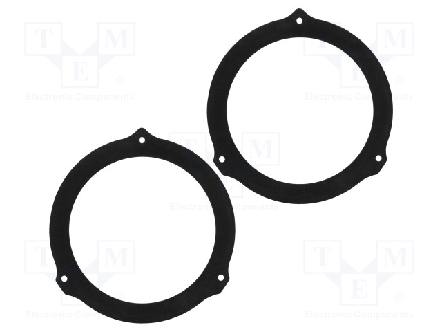 KAIUTTIMEN KOROKERENGAS - MDF - 165MM - FORD - KYLLÄSTETTY - 2KPL - Kaiuttimen MDF soviterenkaat - D.MDF.FORD03 - 1