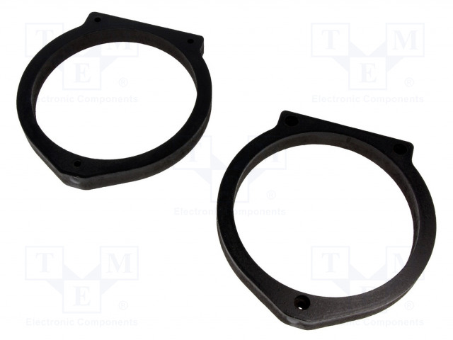 KAIUTTIMEN KOROKERENGAS - MDF - 165MM - HONDA - KYLLÄSTETTY - 2KPL - Kaiuttimen MDF soviterenkaat - D.MDF.HONDA03 - 1