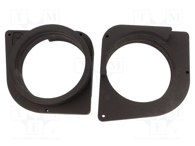 KAIUTTIMEN KOROKERENGAS - MDF - 165MM - PEUGEOT - KYLLÄSTETTY - 2KPL - Kaiuttimen MDF soviterenkaat - D.MDF.PEUGEOT03 - 1