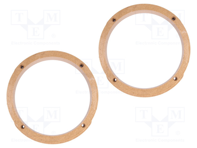 KAIUTTIMEN KOROKERENGAS - MDF - 165MM - PEUGEOT - KYLLÄSTETTY,MAALATTU - 2KPL - Kaiuttimen MDF soviterenkaat - MDF-D.83 - 1