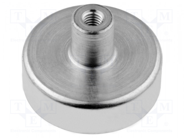 KESTOMAGNEETTI - KOVA FERRIITTI - 18N - Ø: 16MM - H: 13MM - TERÄS - Teollisuus magneetit - GN50.2-HF-16-M3 - 1