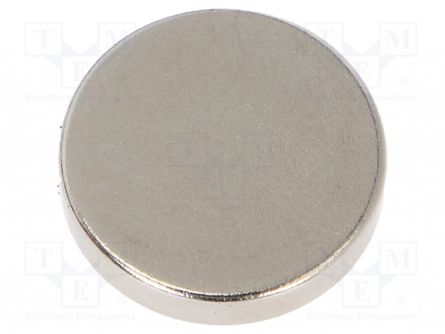 KESTOMAGNEETTI - SAMARIUM, KOBOLTTI - 18N - Ø: 15MM - H: 3MM - Teollisuus magneetit - GN55.2-SC-15-3 - 1