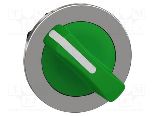 KIERTOKYTKIN - 30MM - ASENNOT: 2 - VIHREÄ - EI OLE - IP66 - Taulukytkimet, standardi 30mm - ZB4FD203 - 1