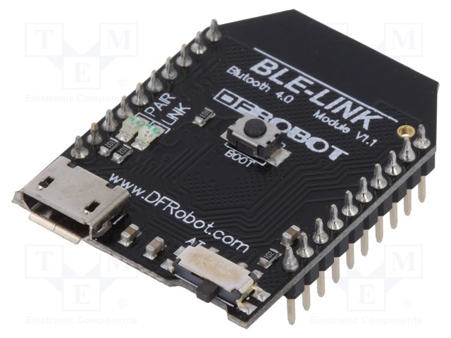 ROBOTIIKKAKOMMUNIKAATIOMODUULI - 3,3÷5VDC - BLUETOOTH - ARDUINO - Robottialustojen lisätarvikkeet - DF-TEL0073 - 1