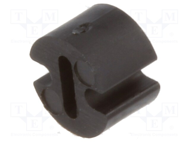 KOROKEHOLKKI - LED - ULKOØ: 4,5MM - ØLED: 3MM - PIT: 3MM - MUSTA - Asennustarvikkeet - FIX-LEDH-3 - 1