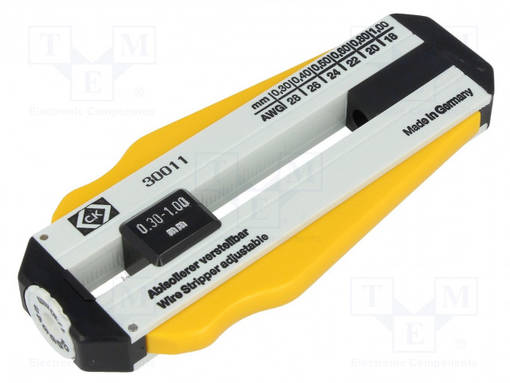 KUORINTATYÖKALU - ØJOH: 0,3÷1MM - 28AWG÷18AWG - JOHTO: PYÖREÄ - Kaapelinkuorintatyökalut - CK-3757-3 - 1