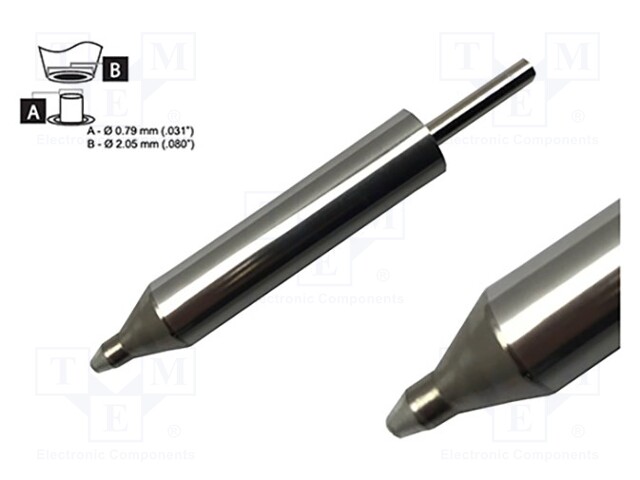 KÄRKI: JUOTTEENPOISTOKOLVEILLE - 0,76X2,03MM - 421°C - SMARTHEAT® - Suuttimet juotteen poistoon - DFP-CN3 - 1