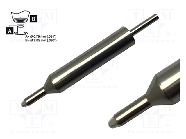 KÄRKI: JUOTTEENPOISTOKOLVEILLE - 0,76X2,03MM - 421°C - SMARTHEAT® - Suuttimet juotteen poistoon - DFP-CNL3 - 1