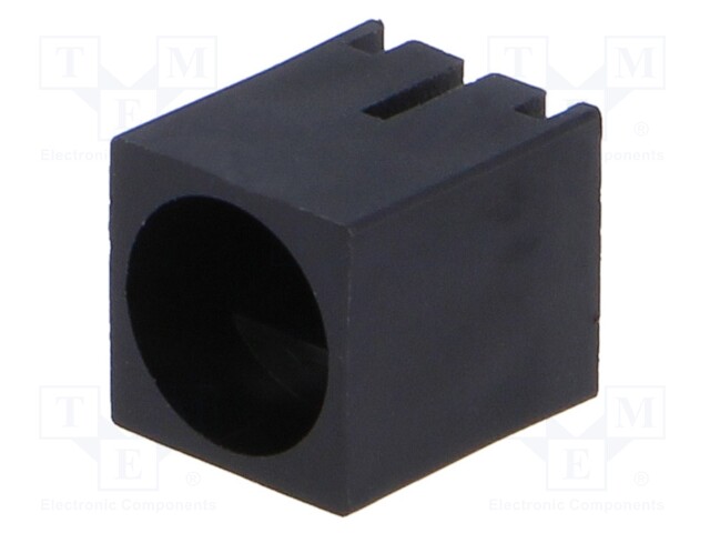 LED-DIODIN KOTELO - 5MM - POLYAMIDI - KULMAMALLI - 3 PIN - MUSTA - LEDkaulukset - FIX-LED-503 - 1