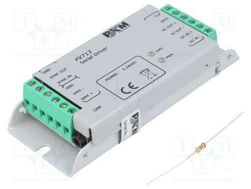 LED OHJELMOITAVA OHJAIN - LED WORLDSEMI-NAUHOJA VARTEN - DMX - LED teholähteet - PX713 - 1