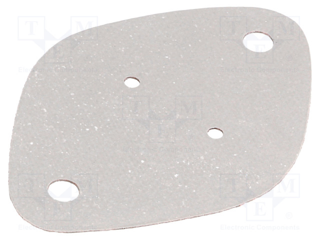 LÄMPÖÄ JOHTAVA ALUSLEVY: SILIKONINEN - TO3 - 0,4K/W - L: 42MM - W: 28MM - Jäähdyttimien eristystarvikkeet - SMICA-TO3 - 1