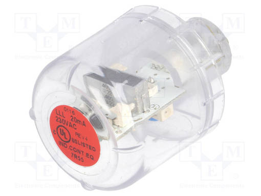 PUNAINEN - LED - 230VAC - MODULSIGNAL50 - PINOTTAVA MERKKIVALO - Teollisuuden merkinantolaitteet - JA-893002313 - 1