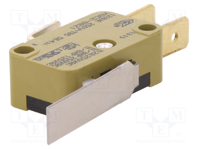 MIKROKYTKIN SNAP ACTION - 10A/250VAC - VIVUN KANSSA - SPDT - ON-(ON) - SANP ACTION mikrokytkimet - XGC2-88-J23 - 1