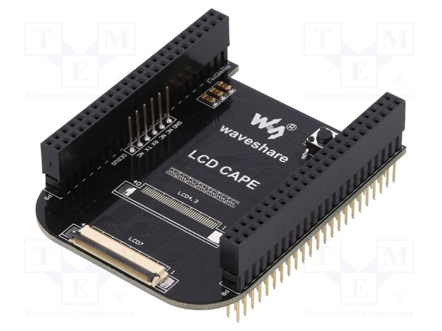 MODUULI: ADAPTERI - LCD NÄYTTÖ - BEAGLEBONE - Adapterimoduulit - WSH-9983 - 1