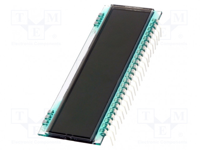 NÄYTTÖ: LCD - 7-SEGMENTTI- (DIGITAALINEN) - STN POSITIVE - -40÷90°C - Digitaaliset LCD-näytöt - DE133-RS-306.35-3 - 1