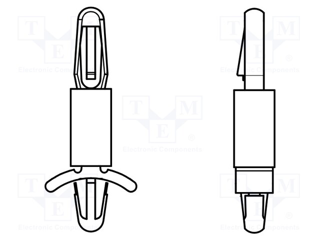 PIIRILEVYN KOROTUSPALA - POLYAMIDI - PIT: 9,5MM - UL94V-0 - Piirilevyn korokepalat - KEYS8873 - 1