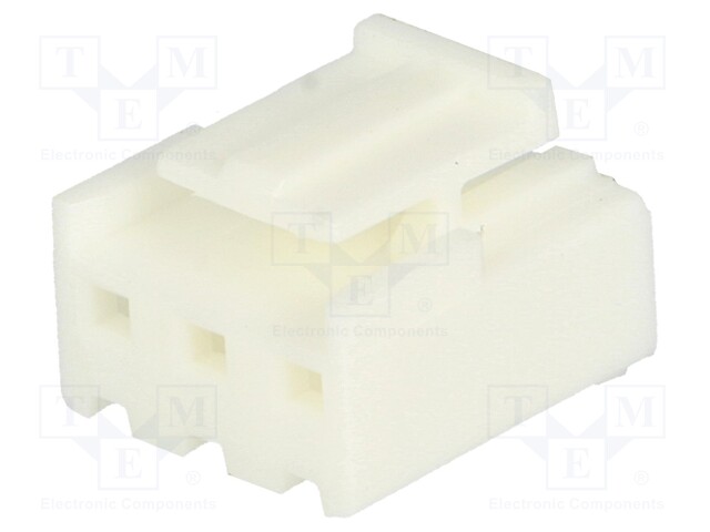 LIITIN: JOHTO-LEVY - PISTOKE - NAARAS - NS39 - PIN: 3 - 7A - 250V - JOHTOON - Signaaliliittimet rasteri 3,96mm - NS39-G3 - 1