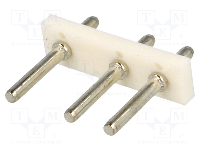 LIITIN: JOHTO-LEVY - PISTORASIA - 5/7,5MM - PIN: 3 - THT - 250V - 5A - Signaaliliittimet rasteri 5/7,5mm - NHW-03 - 1