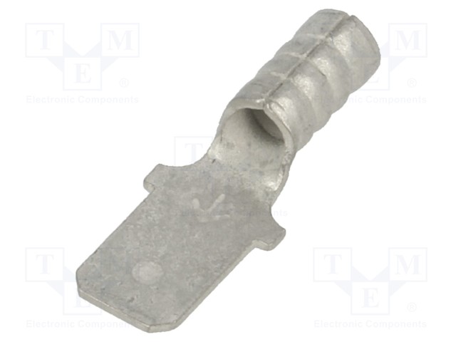 PURISTUSLIITIN - LITTEÄ - 4,8MM - 0,5MM - UROS-PURISTETTAVA - SUORA - Eristämättömät liittimet - KEYS8283 - 1