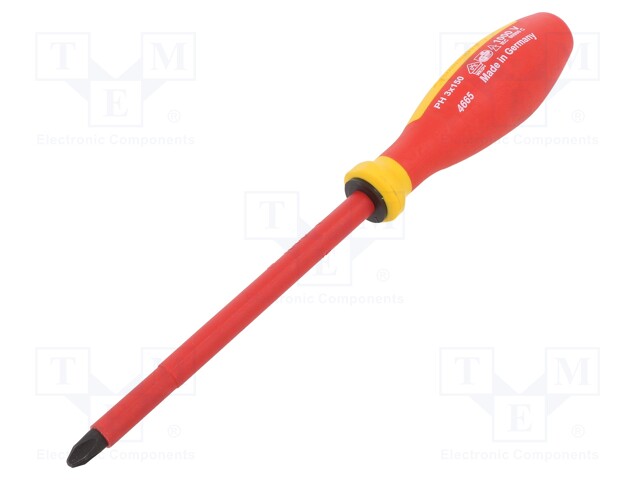 SCREWDRIVER: INSULATED - PHILLIPS - PH3 - BLADE LENGTH: 150MM - 1KVAC - Ruuvimeisselit ja sarjat - ST-46653003 - 1