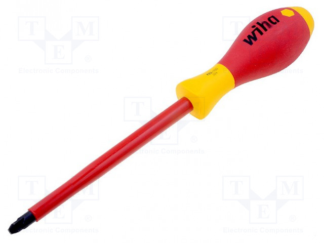 SCREWDRIVER: INSULATED - POZIDRIV® - PZ3 - BLADE LENGTH: 150MM - 1KVAC - Ruuvimeisselit ja sarjat - WIHA.324PZ3 - 1