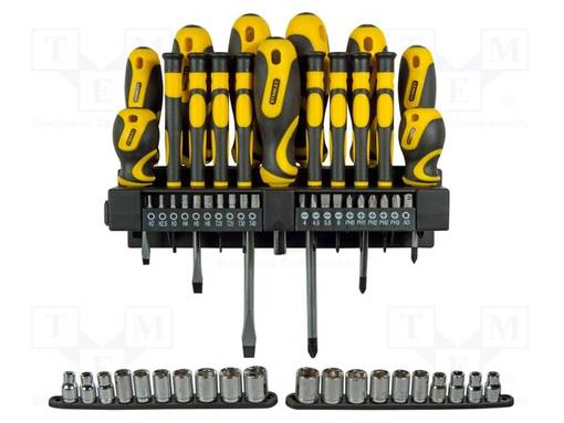 SCREWDRIVER: UNIVERSAL-SET - 57PCS. - Ruuvimeisselit ja sarjat - STL-STHT0-62143 - 1