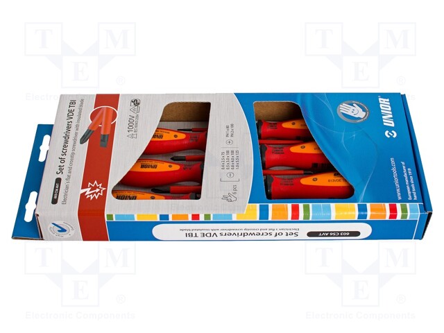 SARJA: RUUVIMEISSELIT - ERISTETTY - PHILLIPS,LITTEÄ - TBI - 6KPL - Ruuvimeisselit ja sarjat - UNIOR-617653 - 1