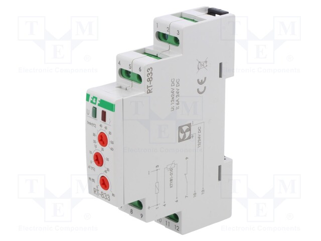 AUTOMATION MODULE: REGULATOR - TEMPERATURE - OUT: 1 - 12÷24VDC - Säädinmoduulit - RT-833 - 1