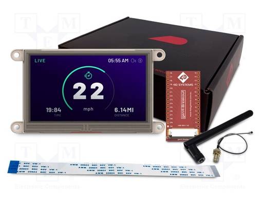 TFT NÄYTTÖ - 4,3" - 800X480 - 8MBRAM,16MBFLASH - 600CD/M2 - UC: ESP32 - Älykkäät näytöt - GEN4-ESP32-43 - 1