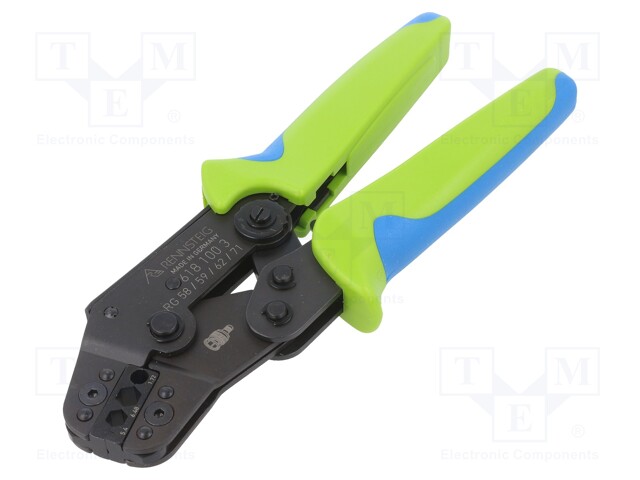 TOOL: FOR CRIMPING - COAXIAL CONNECTORS - PEW 8 - Koaksiaaliliittimien puristustyökalut/RF - REN.6181003 - 1