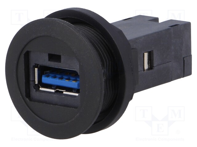 USB-PISTORASIA - 22MM - HARMONY XB5 - -40÷70°C - Ø22MM - IP20 - MUSTA - Taulukytkimien lisävarusteet - XB5PUSB3 - 1