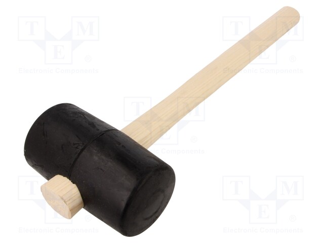 VASARA - 350MM - 780G - 75MM - PYÖREÄ - KUMI - PUU - SHORE-KOVUUS: 90 - Vasarat ja kirveet - ST-70140003 - 1