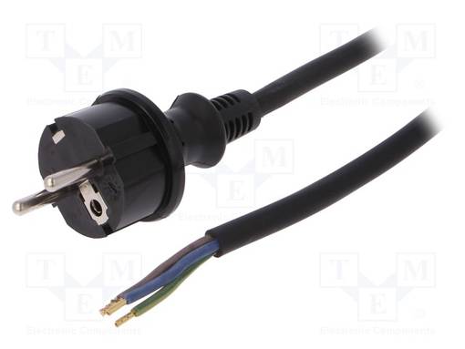 KAAPELI - 3X1,5MM2 - CEE 7/7 (E/F) PISTOKE,JOHDOT - KUMI - 4,5M - 16A - Tietokone- ja laitejohdot - W-97273 - 1