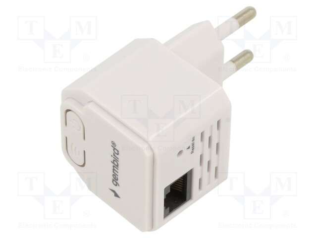 WIFI-TOISTIN - IEC C8 UROS-RJ45-PISTORASIA - VALKOINEN - Tietokonetarvikkeet - muut - WNP-RP300-03 - 1