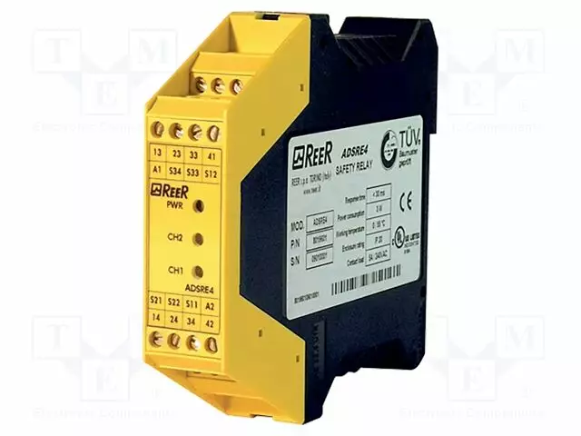 AUTOMAATIO­TURVAKYTKIN - 24VDC - DIN-KISKOLLE - AD - 0÷55°C - Turvakytkimet - säätömoduulit - 1330913 - 1