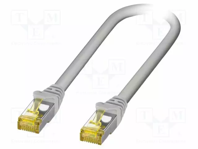 PATCH KAAPELI - S/FTP - CAT 6A - RJ45-PISTOKE,MOLEMMIN PUOLIN - LANKA - RJ45 Ethernet kaapelit - 1699043 - 1