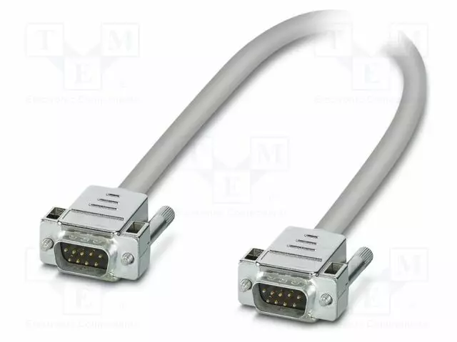 KAAPELI - D-SUB 9PIN PISTOKE,MOLEMMIN PUOLIN - PVC - PIT: 2M - HARMAA - Tietokonekaapelit ja -adapterit - 2305583 - 1