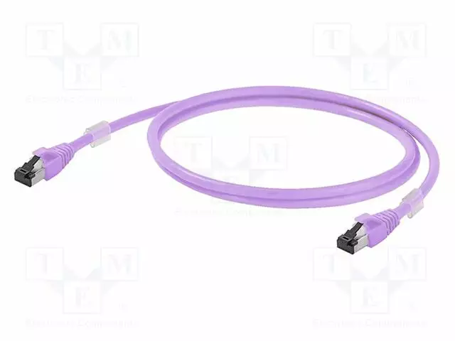 PATCH KAAPELI - S/FTP - CAT 6A - RJ45,MOLEMMIN PUOLIN - CU - 0,3M - RJ45 Ethernet kaapelit - 2701550003 - 1